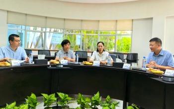 厦门市标准化与质量品牌协会理事长曾琳率队调研122cc太阳集成游戏